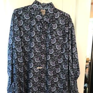 Long sleeve Cinch shirt size Large